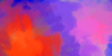 Taranmış Boyalı Soyut Arkaplan. Fırça darbesi ile boyanmış. Sanatsal canlılık ve renkli duvar kağıdı.