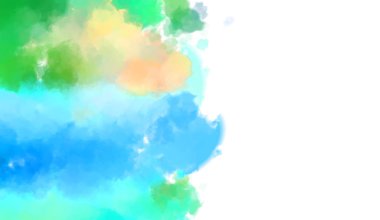 Taranmış Boyalı Soyut Arkaplan. Fırça darbesi ile boyanmış. Sanatsal canlılık ve renkli duvar kağıdı