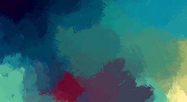 Taranmış Boyalı Soyut Arkaplan. Fırça darbesi ile boyanmış. Sanatsal canlılık ve renkli duvar kağıdı.