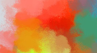 Taranmış Boyalı Soyut Arkaplan. Fırça darbesi ile boyanmış. Sanatsal canlılık ve renkli duvar kağıdı.