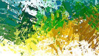 Taranmış Boyalı Soyut Arkaplan. Fırça darbesi ile boyanmış. Sanatsal canlılık ve renkli duvar kağıdı