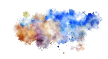 Taranmış Boyalı Soyut Arkaplan. Fırça darbesi ile boyanmış. Sanatsal canlılık ve renkli duvar kağıdı