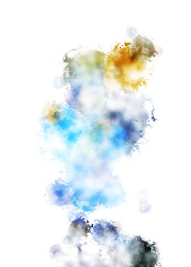 Taranmış Boyalı Soyut Arkaplan. Fırça darbesi ile boyanmış. Sanatsal canlılık ve renkli duvar kağıdı