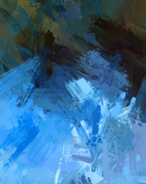 Taranmış Boyalı Soyut Arkaplan. Fırça darbesi ile boyanmış. Sanatsal canlılık ve renkli duvar kağıdı