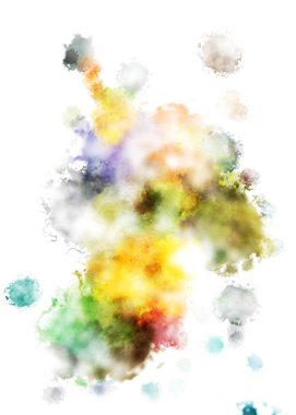 Taranmış Boyalı Soyut Arkaplan. Fırça darbesi ile boyanmış. Sanatsal canlılık ve renkli duvar kağıdı