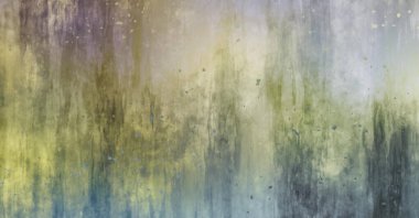 Taranmış Boyalı Soyut Arkaplan. Fırça darbesi ile boyanmış. Sanatsal canlılık ve renkli duvar kağıdı