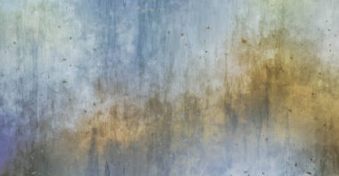 Taranmış Boyalı Soyut Arkaplan. Fırça darbesi ile boyanmış. Sanatsal canlılık ve renkli duvar kağıdı