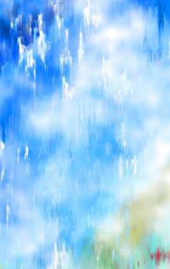 Taranmış Boyalı Soyut Arkaplan. Fırça darbesi ile boyanmış. Sanatsal canlılık ve renkli duvar kağıdı