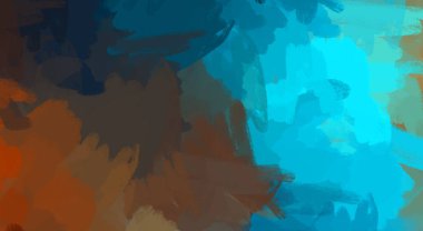 Taranmış Boyalı Soyut Arkaplan. Fırça darbesi ile boyanmış. Sanatsal canlılık ve renkli duvar kağıdı.