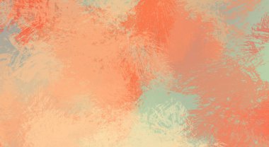 Taranmış Boyalı Soyut Arkaplan. Fırça darbesi ile boyanmış. Sanatsal canlılık ve renkli duvar kağıdı.