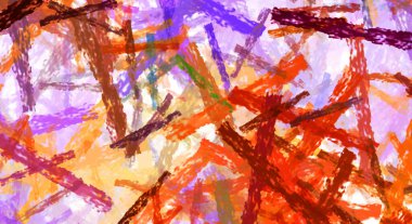 Taranmış Boyalı Soyut Arkaplan. Fırça darbesi ile boyanmış. Sanatsal canlılık ve renkli duvar kağıdı