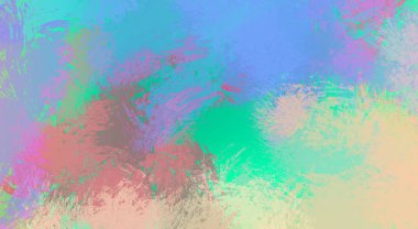 Taranmış Boyalı Soyut Arkaplan. Fırça darbesi ile boyanmış. Sanatsal canlılık ve renkli duvar kağıdı.