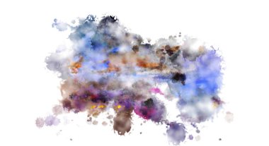 Taranmış Boyalı Soyut Arkaplan. Fırça darbesi ile boyanmış. Sanatsal canlılık ve renkli duvar kağıdı