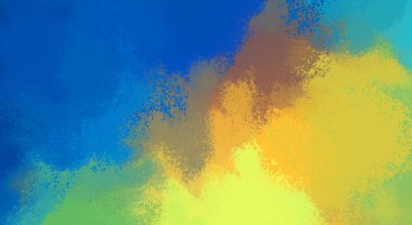 Taranmış Boyalı Soyut Arkaplan. Fırça darbesi ile boyanmış. Sanatsal canlılık ve renkli duvar kağıdı.