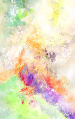 Taranmış Boyalı Soyut Arkaplan. Fırça darbesi ile boyanmış. Sanatsal canlılık ve renkli duvar kağıdı