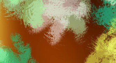 Taranmış Boyalı Soyut Arkaplan. Fırça darbesi ile boyanmış. Sanatsal canlılık ve renkli duvar kağıdı.