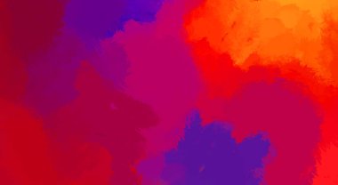 Taranmış Boyalı Soyut Arkaplan. Fırça darbesi ile boyanmış. Sanatsal canlılık ve renkli duvar kağıdı.