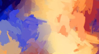 Taranmış Boyalı Soyut Arkaplan. Fırça darbesi ile boyanmış. Sanatsal canlılık ve renkli duvar kağıdı.