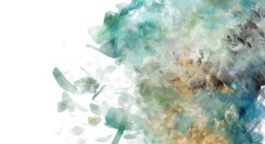 Taranmış Boyalı Soyut Arkaplan. Fırça darbesi ile boyanmış. Sanatsal canlılık ve renkli duvar kağıdı