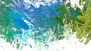 Taranmış Boyalı Soyut Arkaplan. Fırça darbesi ile boyanmış. Sanatsal canlılık ve renkli duvar kağıdı