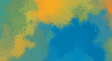 Taranmış Boyalı Soyut Arkaplan. Fırça darbesi ile boyanmış. Sanatsal canlılık ve renkli duvar kağıdı.