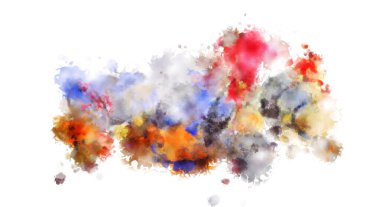 Taranmış Boyalı Soyut Arkaplan. Fırça darbesi ile boyanmış. Sanatsal canlılık ve renkli duvar kağıdı