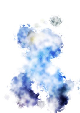 Taranmış Boyalı Soyut Arkaplan. Fırça darbesi ile boyanmış. Sanatsal canlılık ve renkli duvar kağıdı