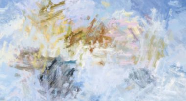 Taranmış Boyalı Soyut Arkaplan. Fırça darbesi ile boyanmış. Sanatsal canlılık ve renkli duvar kağıdı