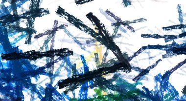 Taranmış Boyalı Soyut Arkaplan. Fırça darbesi ile boyanmış. Sanatsal canlılık ve renkli duvar kağıdı