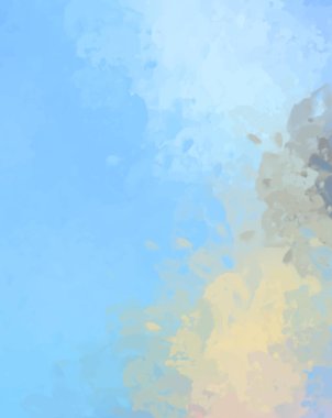 Taranmış Boyalı Soyut Arkaplan. Fırça darbesi ile boyanmış. Sanatsal canlılık ve renkli duvar kağıdı