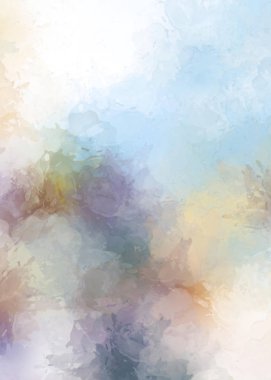 Taranmış Boyalı Soyut Arkaplan. Fırça darbesi ile boyanmış. Sanatsal canlılık ve renkli duvar kağıdı