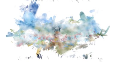 Taranmış Boyalı Soyut Arkaplan. Fırça darbesi ile boyanmış. Sanatsal canlılık ve renkli duvar kağıdı