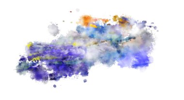 Taranmış Boyalı Soyut Arkaplan. Fırça darbesi ile boyanmış. Sanatsal canlılık ve renkli duvar kağıdı