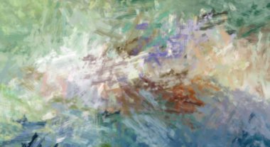 Taranmış Boyalı Soyut Arkaplan. Fırça darbesi ile boyanmış. Sanatsal canlılık ve renkli duvar kağıdı