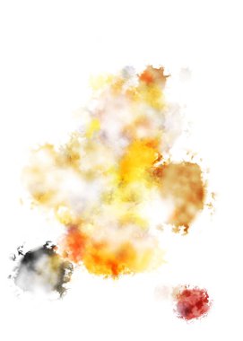 Taranmış Boyalı Soyut Arkaplan. Fırça darbesi ile boyanmış. Sanatsal canlılık ve renkli duvar kağıdı