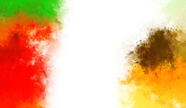 Taranmış Boyalı Soyut Arkaplan. Fırça darbesi ile boyanmış. Sanatsal canlılık ve renkli duvar kağıdı