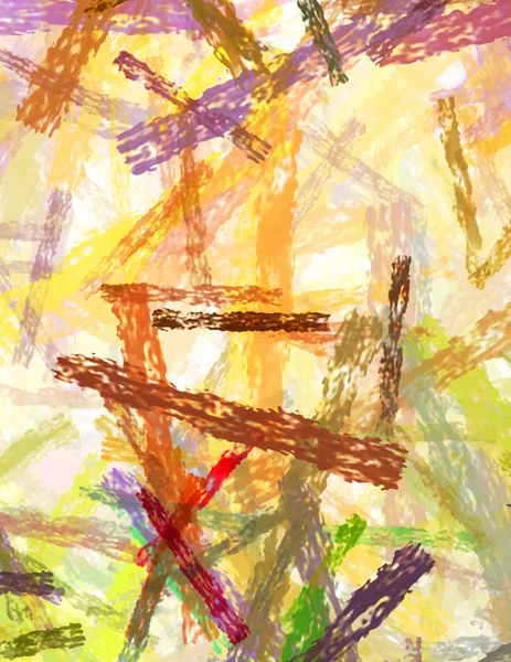 Pintado Pintado Fondo Abstracto Pincelada Pincelada Pintura Fondo Pantalla Vibrante — Foto de Stock