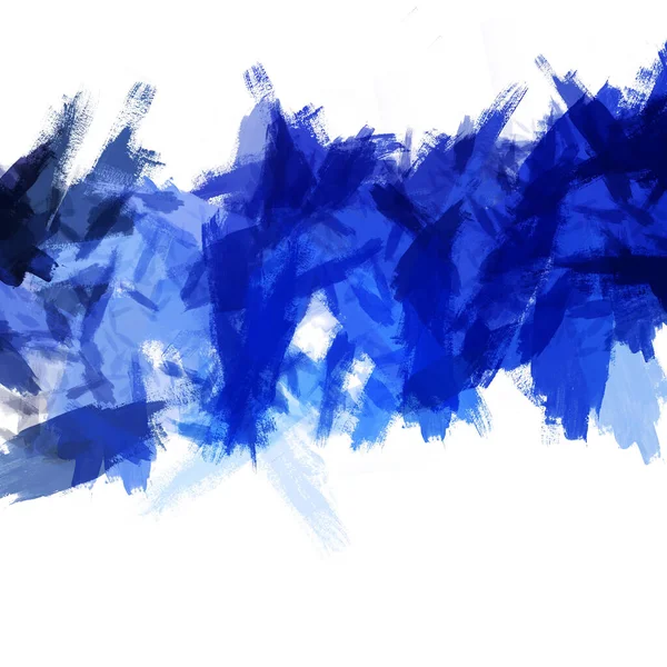 Borstad Målad Abstrakt Bakgrund Penselmålning Konstnärlig Pulserande Och Färgglada Tapeter — Stockfoto