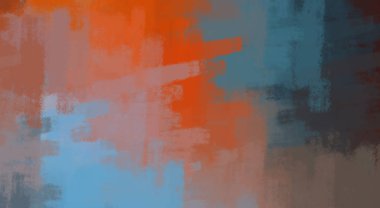 Taranmış Boyalı Soyut Arkaplan. Fırça darbesi ile boyanmış. Sanatsal canlılık ve renkli duvar kağıdı.