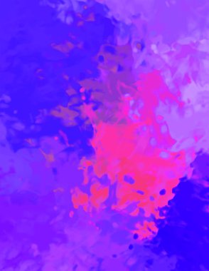 Taranmış Boyalı Soyut Arkaplan. Fırça darbesi ile boyanmış. Sanatsal canlılık ve renkli duvar kağıdı