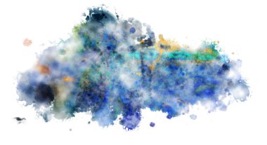 Taranmış Boyalı Soyut Arkaplan. Fırça darbesi ile boyanmış. Sanatsal canlılık ve renkli duvar kağıdı