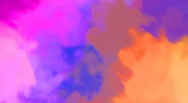 Taranmış Boyalı Soyut Arkaplan. Fırça darbesi ile boyanmış. Sanatsal canlılık ve renkli duvar kağıdı.