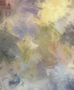 Taranmış Boyalı Soyut Arkaplan. Fırça darbesi ile boyanmış. Sanatsal canlılık ve renkli duvar kağıdı