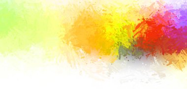 Taranmış Boyalı Soyut Arkaplan. Fırça darbesi ile boyanmış. Sanatsal canlılık ve renkli duvar kağıdı