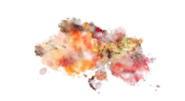 Taranmış Boyalı Soyut Arkaplan. Fırça darbesi ile boyanmış. Sanatsal canlılık ve renkli duvar kağıdı