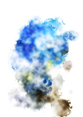 Taranmış Boyalı Soyut Arkaplan. Fırça darbesi ile boyanmış. Sanatsal canlılık ve renkli duvar kağıdı