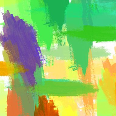 Taranmış Boyalı Soyut Arkaplan. Fırça darbesi ile boyanmış. Sanatsal canlılık ve renkli duvar kağıdı