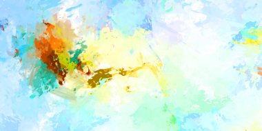 Taranmış Boyalı Soyut Arkaplan. Fırça darbesi ile boyanmış. Sanatsal canlılık ve renkli duvar kağıdı