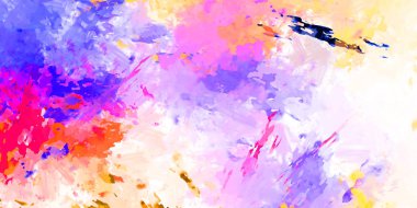 Taranmış Boyalı Soyut Arkaplan. Fırça darbesi ile boyanmış. Sanatsal canlılık ve renkli duvar kağıdı