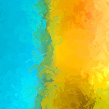 Taranmış Boyalı Soyut Arkaplan. Fırça darbesi ile boyanmış. Sanatsal canlılık ve renkli duvar kağıdı